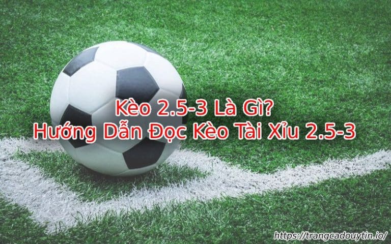 Kèo 2.5-3 Là Gì? Hướng Dẫn Đọc Kèo Tài Xỉu 2.5-3