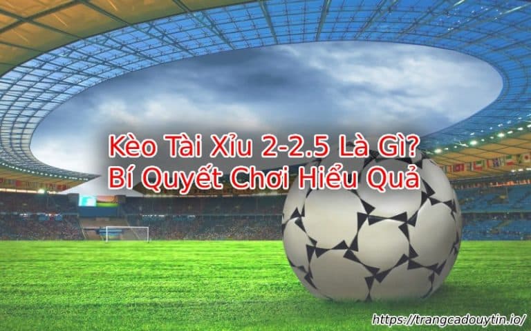 Kèo Tài Xỉu 2-2.5 Là Gì? Bí Mật Chiến Thắng Nhà Cái Được Bật Mí