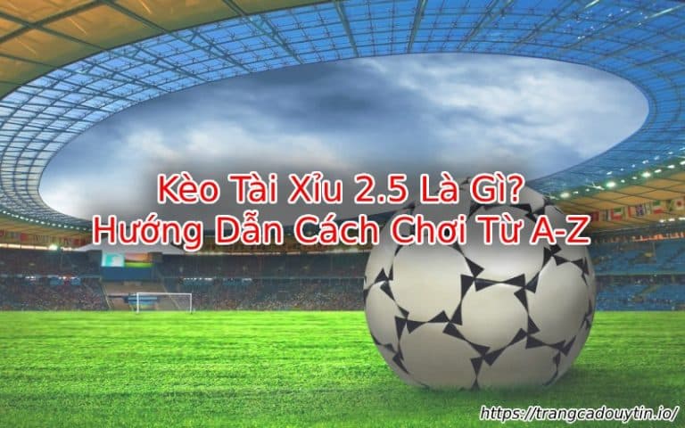 Kèo Tài Xỉu 2.5 là gì? Bí quyết dự đoán và chiến thắng nhà cái
